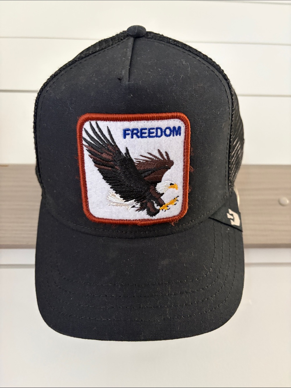 Goorin Bros Black Eagle 'Freedom' Patch Trucker Hat snap back baseball cap usa